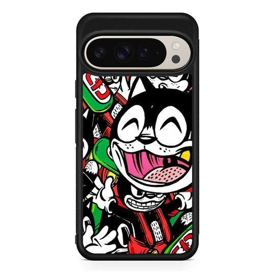 Kitty Club Party Google Pixel 9 Pro Case | Slim Protective Cover