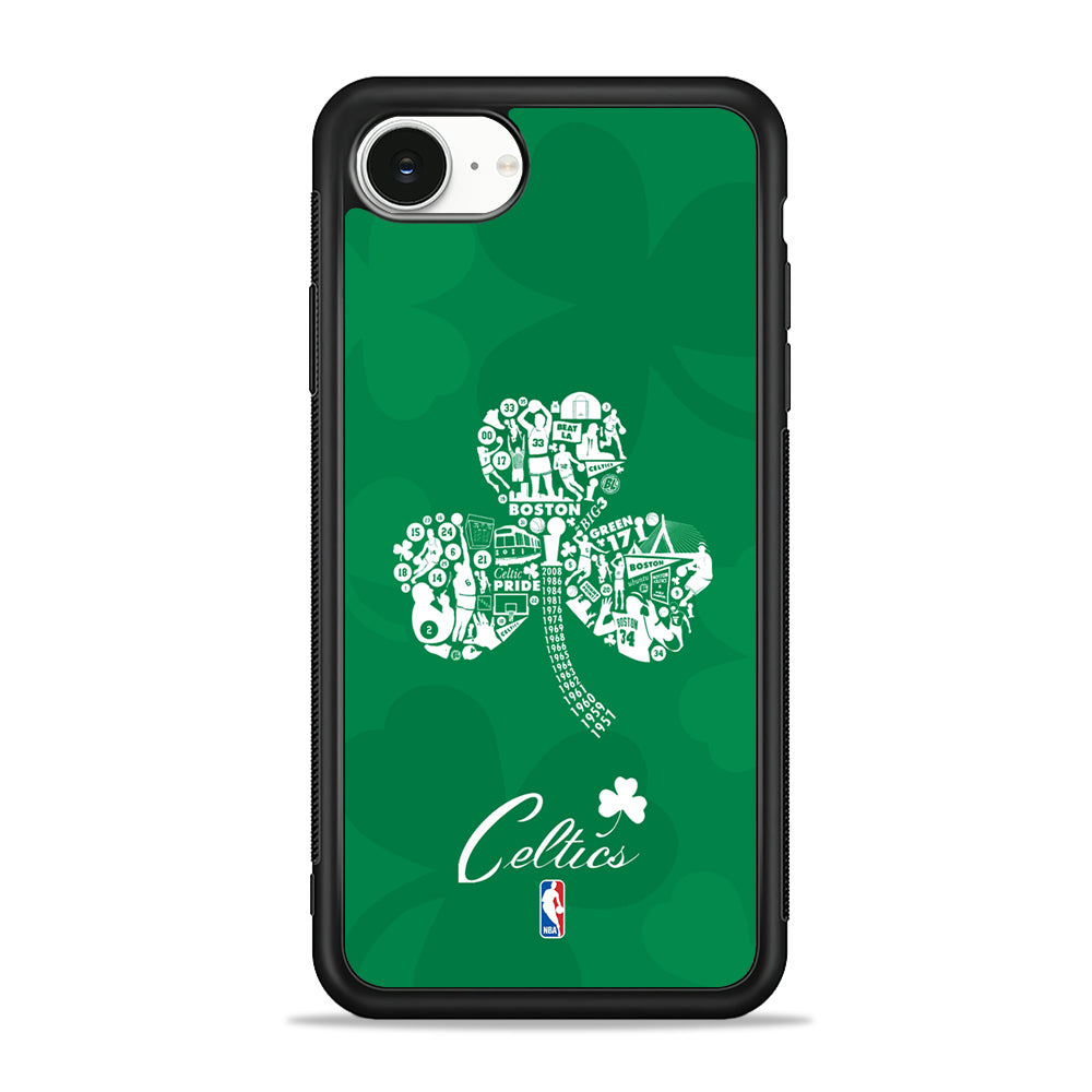 NBA Boston Celtics Logo iPhone 16e Case | Protective Phone Cover
