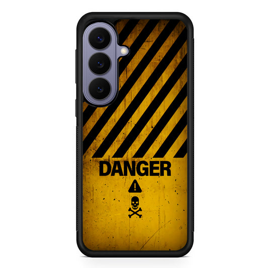 Danger Symbol Samsung Galaxy S26 Case | Durable Rubber Case for Samsung Galaxy S26
