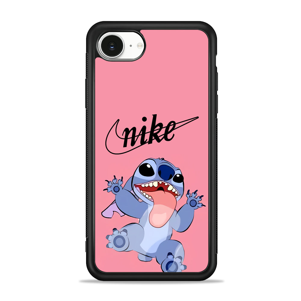 Nike Stitch Pink iPhone 16e Case - Slim Silicone Case