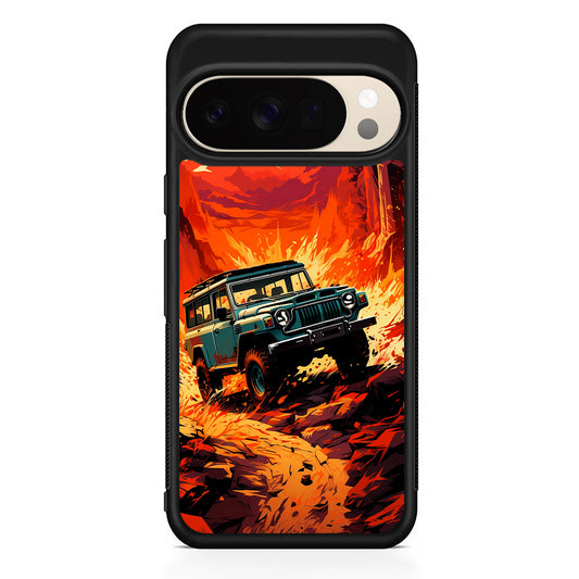 Jeep Offroad Adventure Car Google Pixel 10 Pro XL Case | Slim Google Pixel 10 Pro XL Protective Case