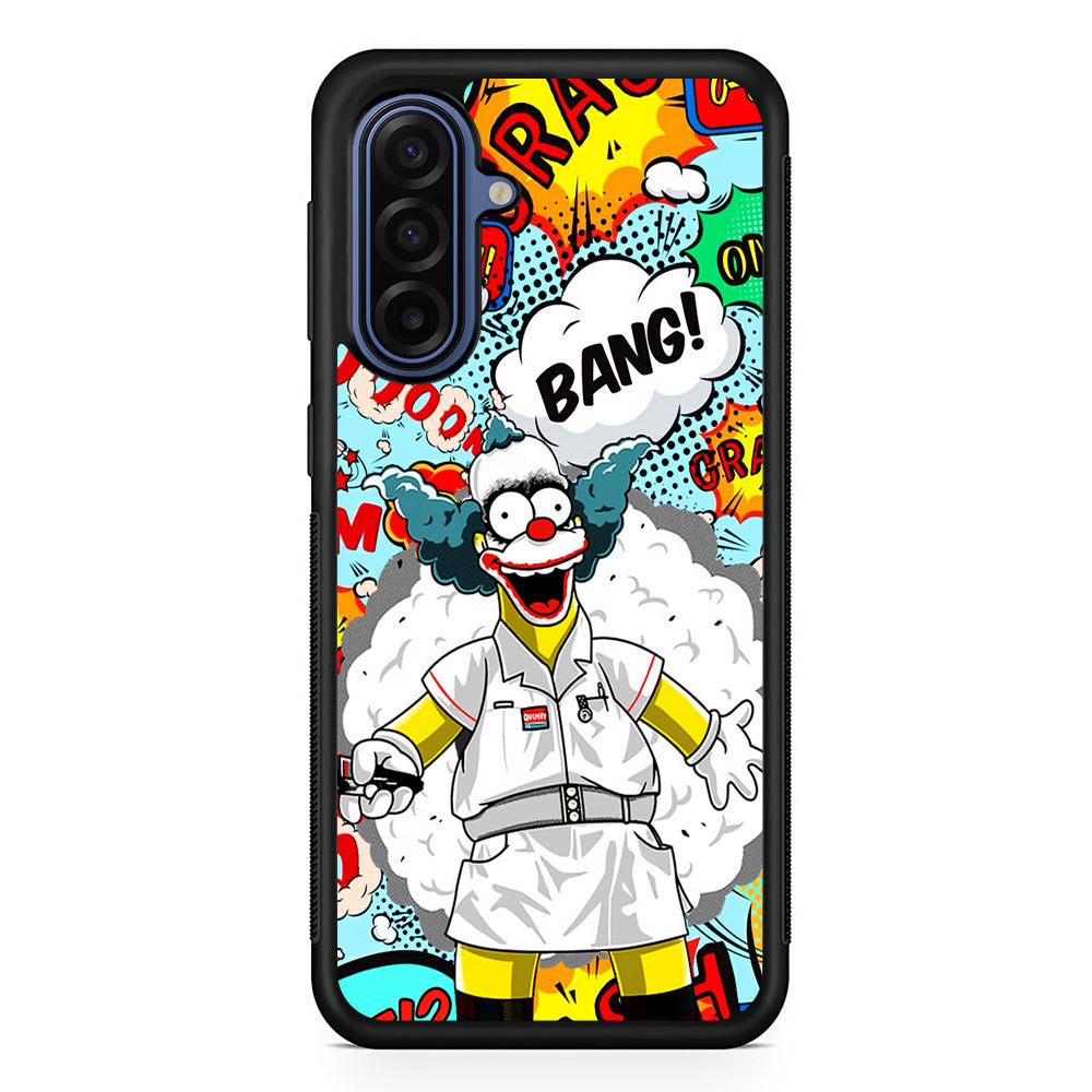 Homer Simpson Joker Bang Samsung Galaxy A17 Case | Slim Protective Phone Cover