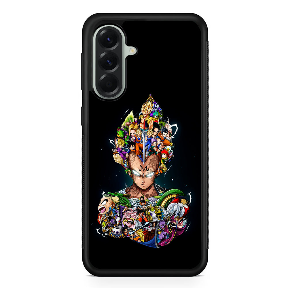 Dragon Ball Vegeta and Friends Samsung Galaxy A56 Case | Samsung Galaxy A56 Protective Rubber Case