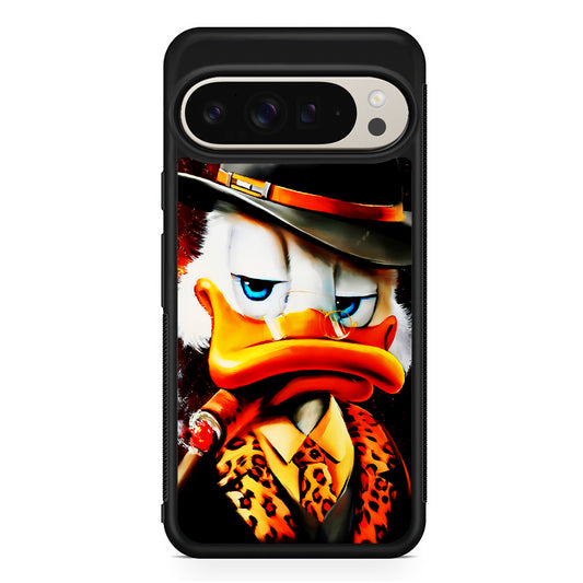 Scrooge McDuck Gangster Style Google Pixel 9 Pro Case | Slim Protective Cover