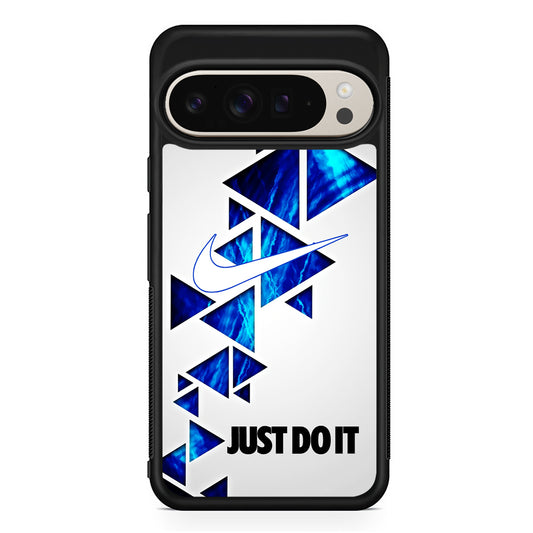 Nike Triangle Marble Just Do It Google Pixel 9 Pro Case | Slim Protective Cover