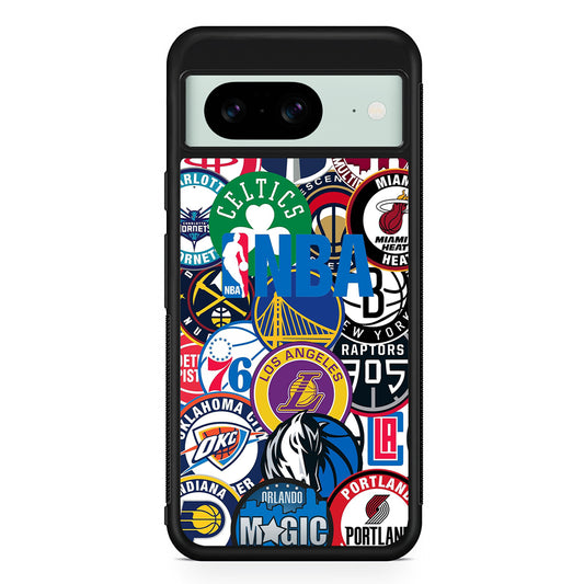 All NBA Basketball Teams Google Pixel 8 Case | Durable Protective Cover for Google Pixel 8