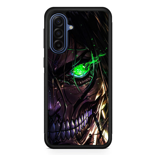 Attack on Titan Eren Face Samsung Galaxy A17 Case | Slim Protective Phone Cover