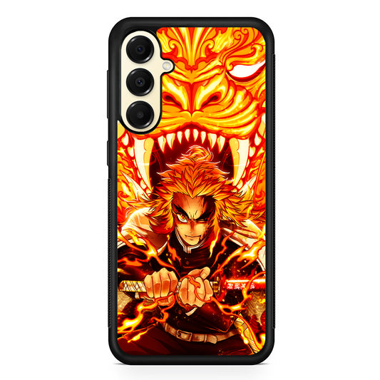 Rengoku Kyojuro Demon Slayer Samsung Galaxy A16 Case | Slim Rubber Samsung Galaxy A16 Case