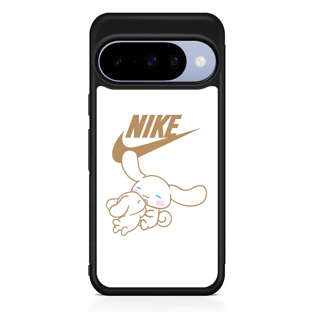 Nike Cinnamoroll Huge Momment Google Pixel 10 Case | Google Pixel 10 Rubber Protective Case