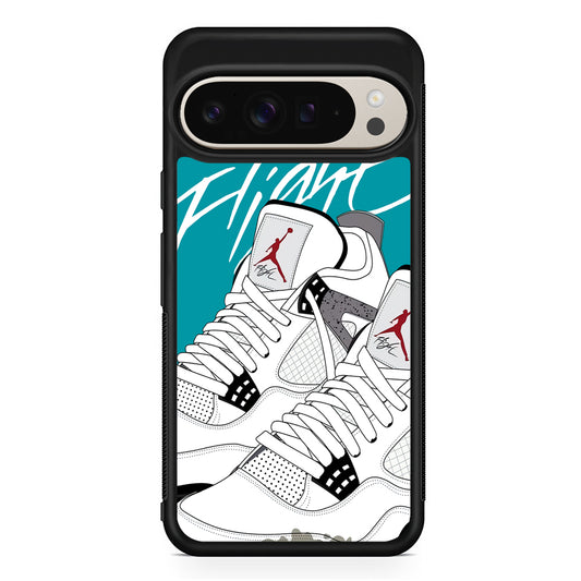 Air Jordan The White Shoes Google Pixel 9 Pro Case | Slim Protective Cover