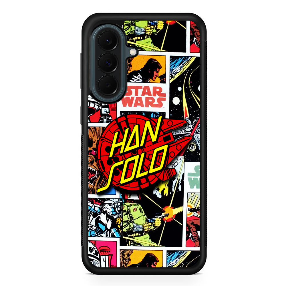 Star Wars Han Solo Sign Samsung Galaxy A37 Case | Samsung Galaxy A37 Rubber Phone Case