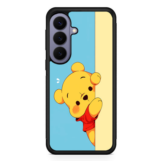 Winnie The Pooh Is Hiding Samsung Galaxy S26 Case | Durable Rubber Case for Samsung Galaxy S26