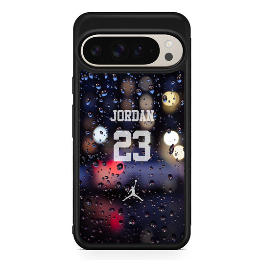 Air Jordan Glow from Rainy Night Google Pixel 9 Pro Case | Slim Protective Cover