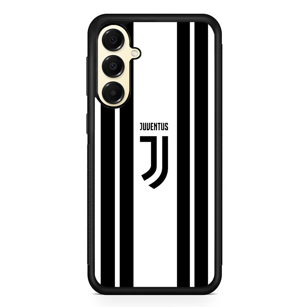 Juventus Black Stripe Samsung Galaxy A16 Case | Slim Rubber Samsung Galaxy A16 Case