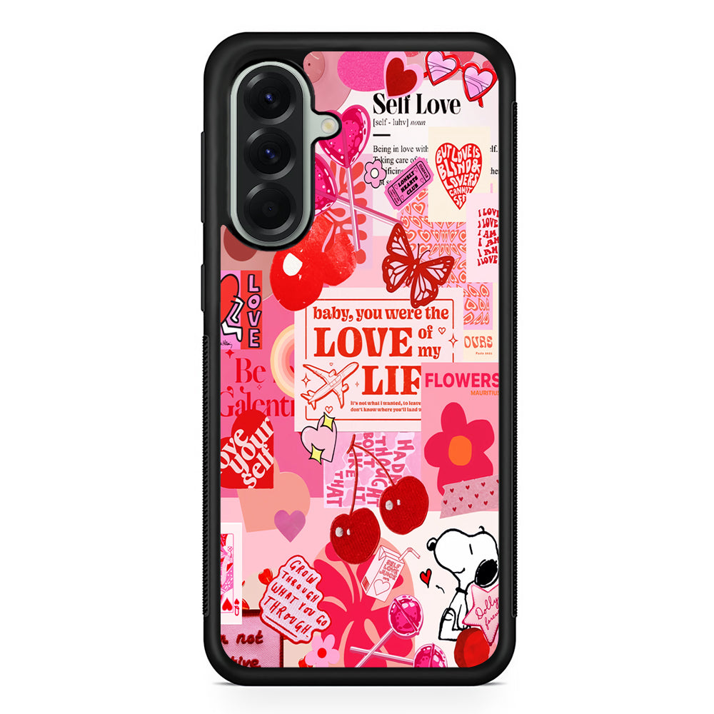 Valentine’s Day Aesthetic Samsung Galaxy A56 Case | Samsung Galaxy A56 Protective Rubber Case