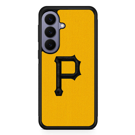 MLB Pittsburgh Pirates Pattern Samsung Galaxy S26 Case | Durable Rubber Case for Samsung Galaxy S26