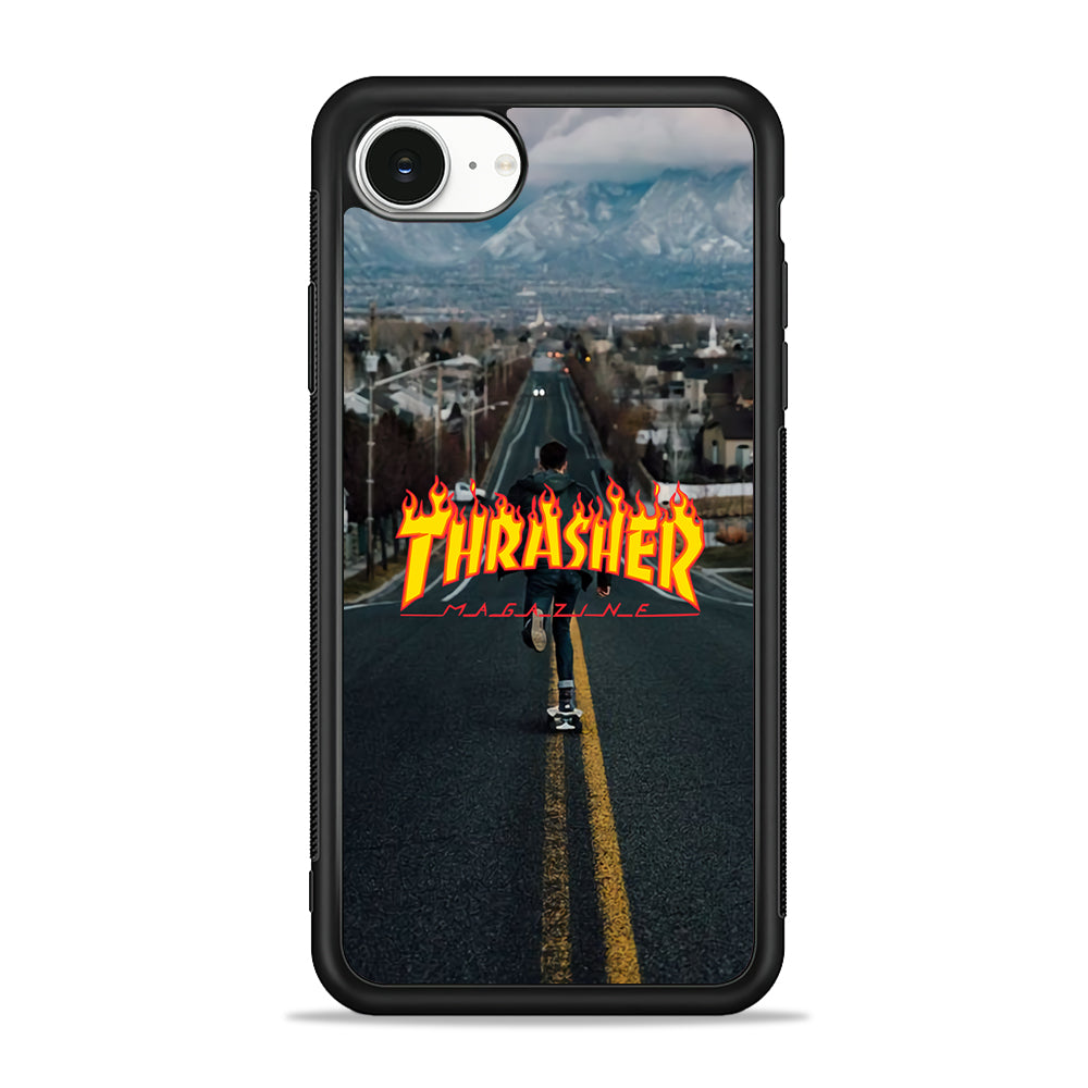 Thrasher Way of Skate Life iPhone 16e Case - Slim Silicone Case