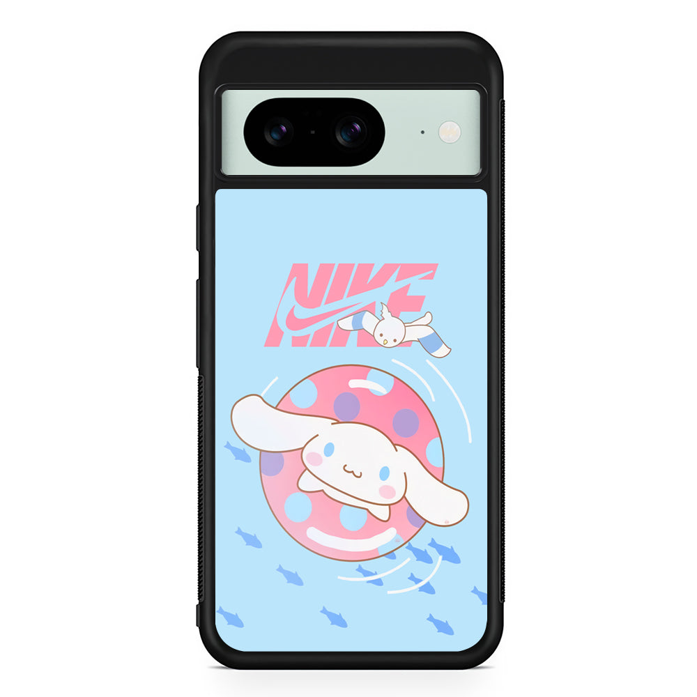 Nike Cinnamoroll Vacation Google Pixel 8 Case | Slim Rubber Case for Google Pixel 8
