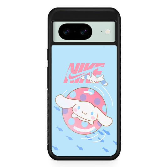 Nike Cinnamoroll Vacation Google Pixel 8 Case | Slim Rubber Case for Google Pixel 8