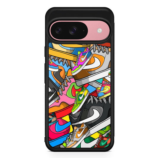 Nike Mix Shoes Google Pixel 9 Case | Durable Google Pixel 9 Cover
