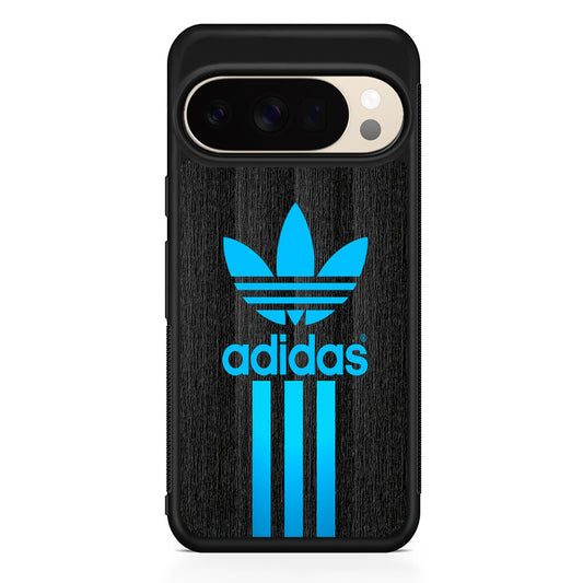 Adidas Glowing Blue Google Pixel 10 Pro XL Case | Slim Google Pixel 10 Pro XL Protective Case