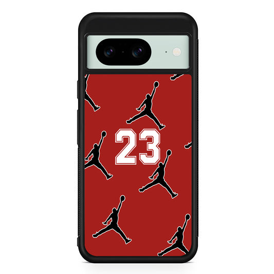 Air Jordan Red Scarlet Google Pixel 8 Case | Durable Protective Cover for Google Pixel 8
