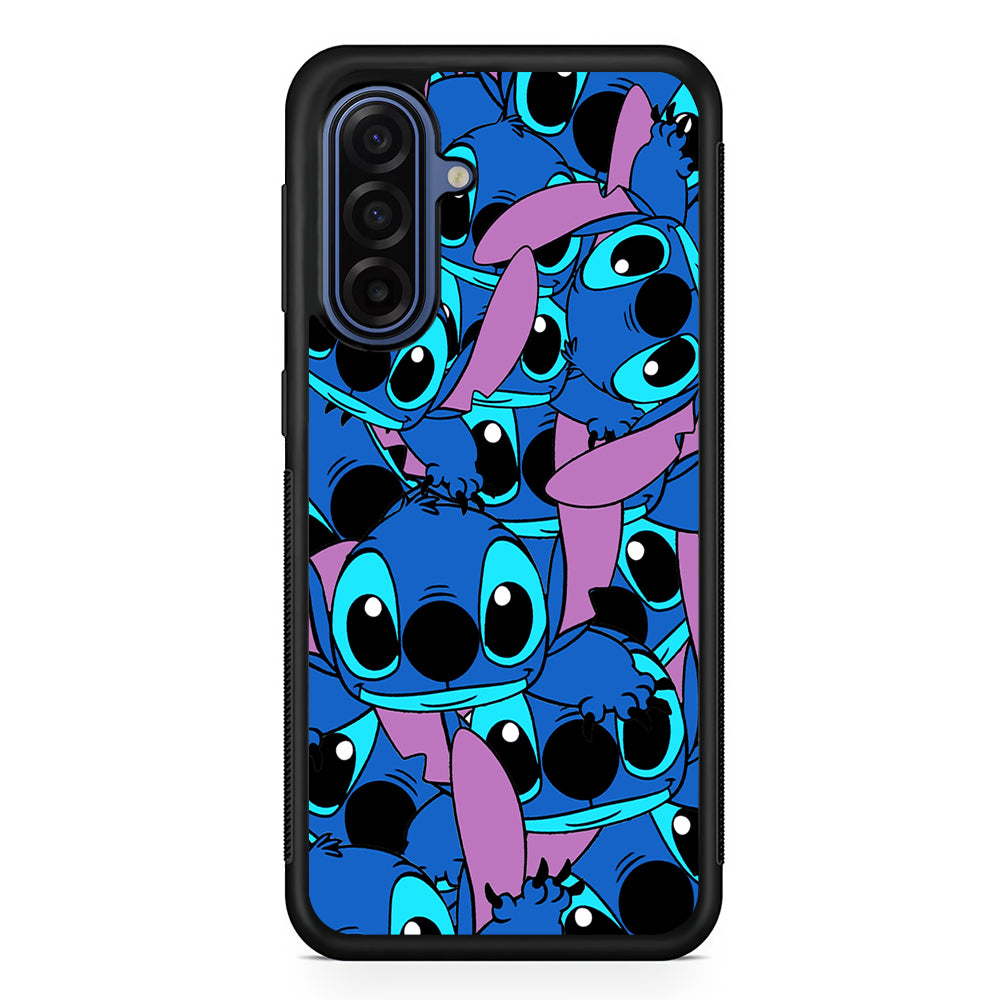 Stitch Blue Cute Samsung Galaxy A17 Case | Slim Protective Phone Cover