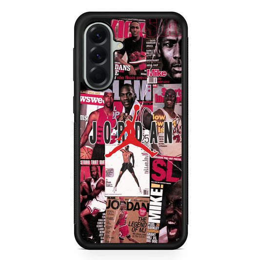 Air Jordan Magazine Collection Samsung Galaxy A56 Case | Samsung Galaxy A56 Rubber Protective Case