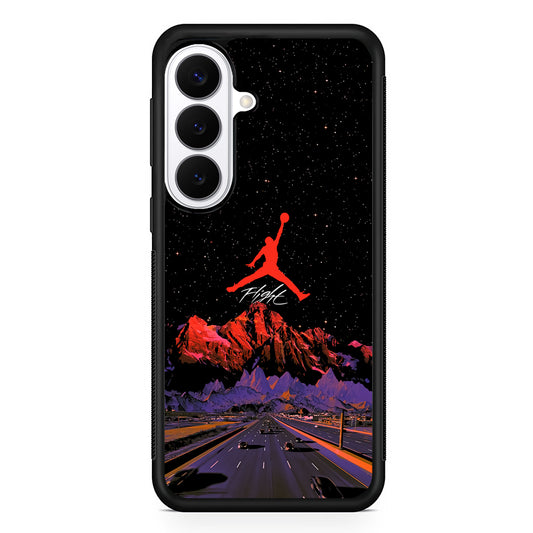 Air Jordan Night Road Landscape Samsung Galaxy S26 Plus Case | Lightweight Protective Cover for Galaxy S26 Plus