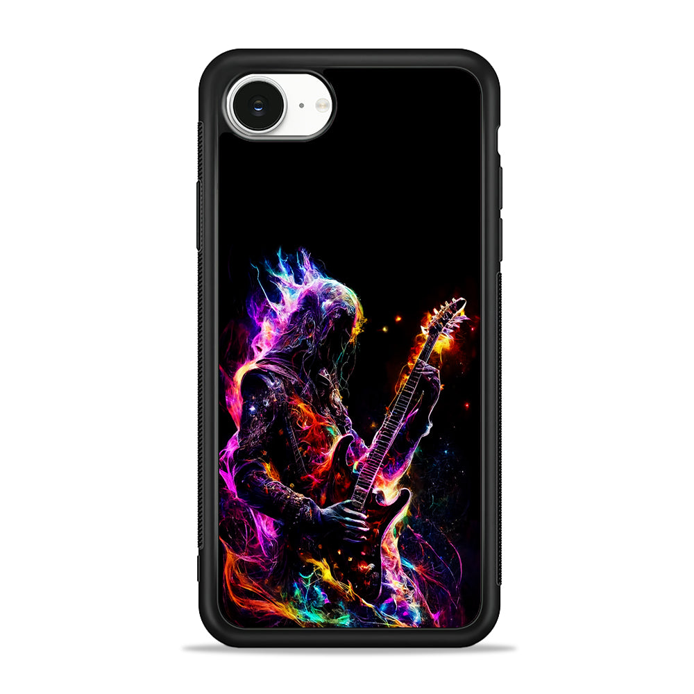 Rock Heavy Metal Guitar iPhone 16e Case | Protective Phone Cover