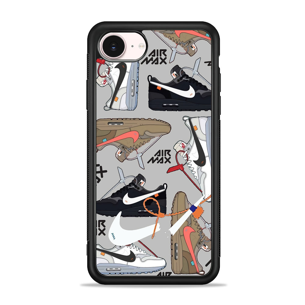 Nike Shelf of Air Max iPhone 17e Case - Silicone Case