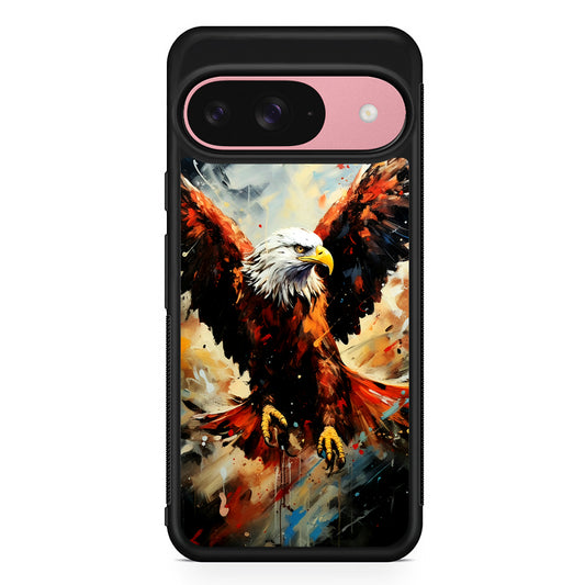Eagle Flying In The Sky Google Pixel 9 Case | Google Pixel 9 Protective Rubber Case