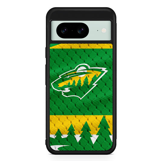 NHL Minnesota Wild Jersey Google Pixel 8 Case | Durable Protective Cover for Google Pixel 8