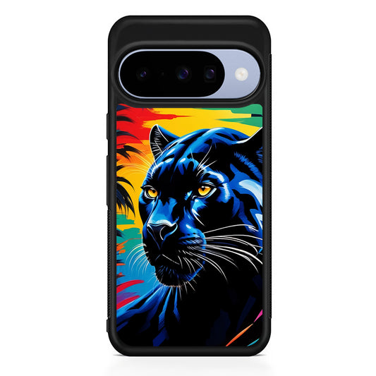 Black Panther At Dusk Google Pixel 10 Case | Google Pixel 10 Rubber Protective Case