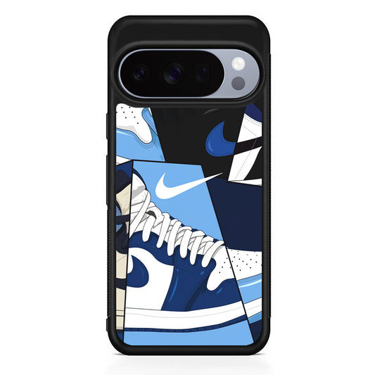 Nike Shoes Sea Color Google Pixel 10 Pro Case | Protective Google Pixel 10 Pro Cover