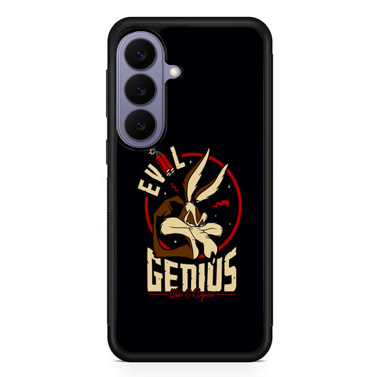 Wile E Coyote Evil Genius Samsung Galaxy S26 Case | Durable Rubber Case for Samsung Galaxy S26