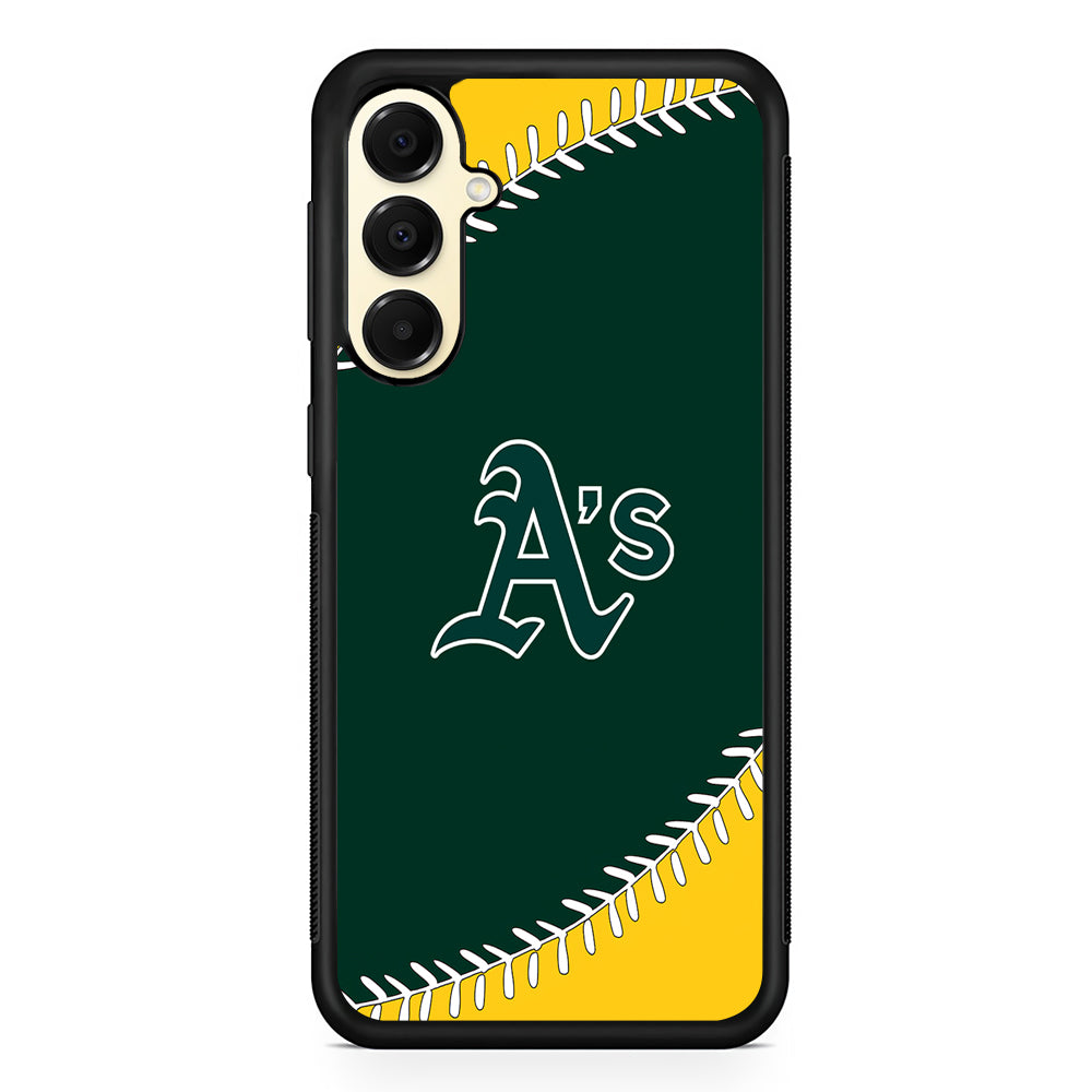MLB Oakland Athletics Team Samsung Galaxy A16 Case | Slim Rubber Samsung Galaxy A16 Case