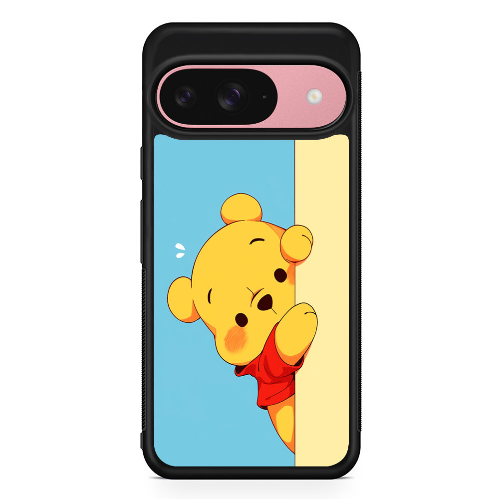 Winnie The Pooh Is Hiding Google Pixel 9 Case | Google Pixel 9 Protective Rubber Case