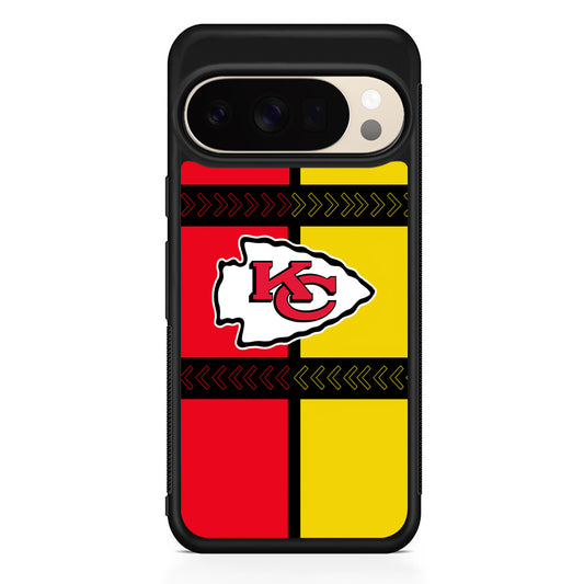 NFL Kansas City Chiefs Colorful Google Pixel 10 Pro XL Case | Slim Google Pixel 10 Pro XL Protective Case
