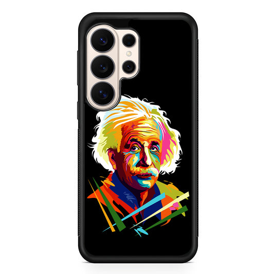 Albert Einstein Pop Art Black Samsung Galaxy S26 Ultra Case | Slim Protective Case for Samsung Galaxy S26 Ultra