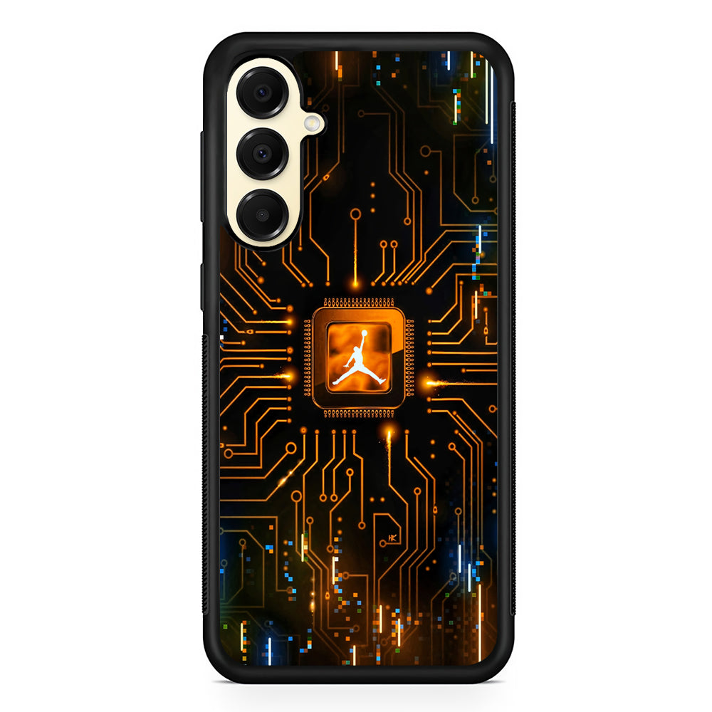 Air Jordan Golden Chip Samsung Galaxy A16 Case | Slim Rubber Case for Samsung Galaxy A16