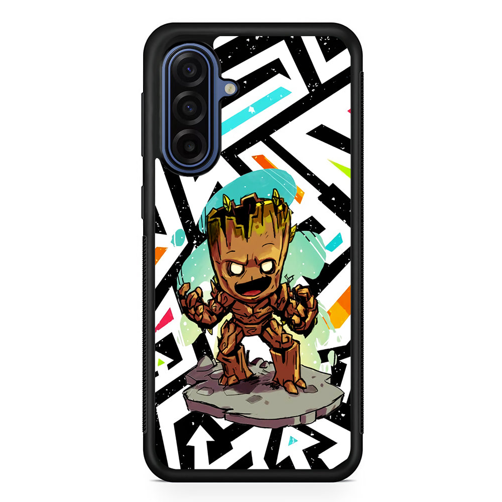 Groot Scream Power Samsung Galaxy A17 Case | Slim Protective Phone Cover