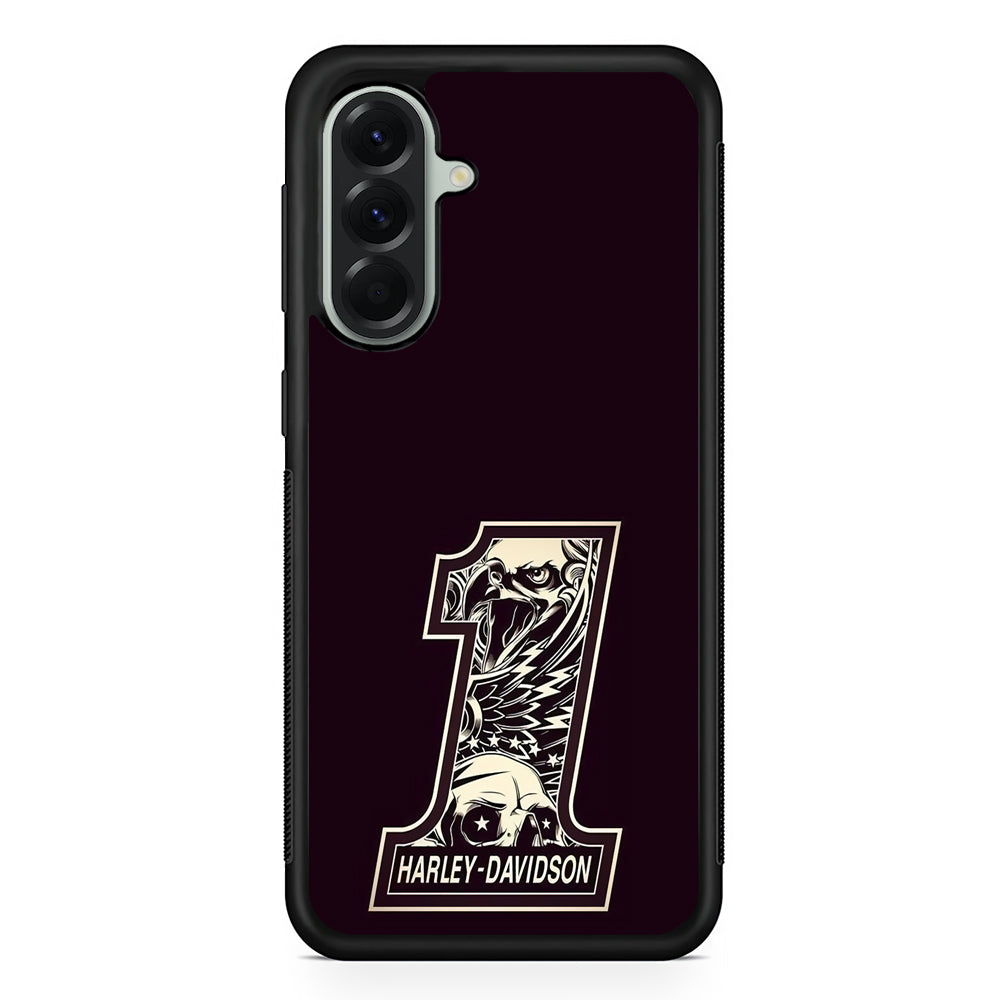 Harley Davidson Number Dark Purple Samsung Galaxy A56 Case | Durable Samsung Galaxy A56 Cover