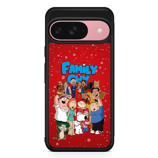 Family Guy Great Team Google Pixel 9 Case | Google Pixel 9 Protective Rubber Case