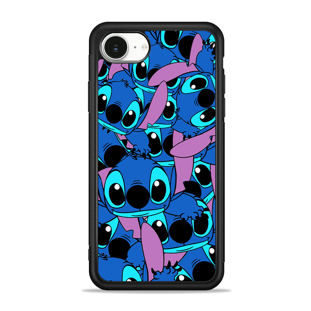 Stitch Blue Cute iPhone 16e Case | Protective Phone Cover