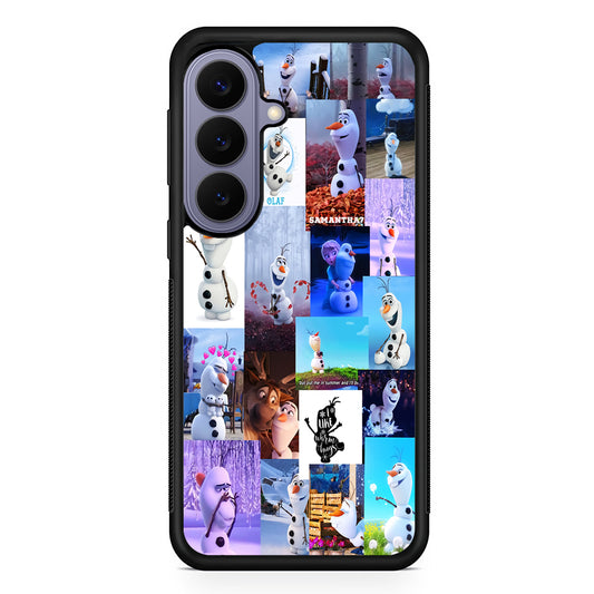 Olaf Frozen Aesthetic Samsung Galaxy S26 Case | Durable Rubber Case for Samsung Galaxy S26