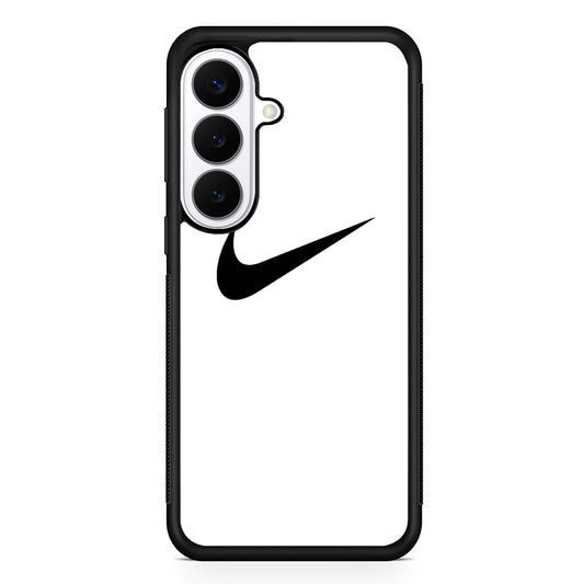 Nike White Milk Black Logo Samsung Galaxy S26 Plus Case | Stylish Protective Cover for Samsung Galaxy S26 Plus