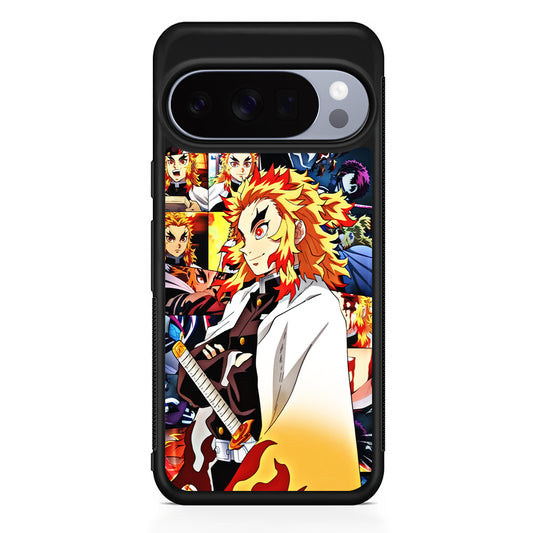 Rengoku Kyojuro Part of Momment Google Pixel 10 Pro Case | Slim Google Pixel 10 Pro Rubber Case
