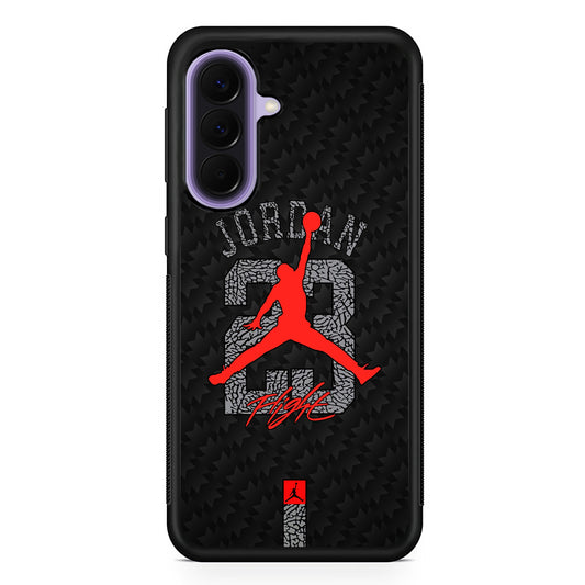 Air Jordan Sketch of Jersey Samsung Galaxy A57 Case | Slim Samsung Galaxy A57 Rubber Case