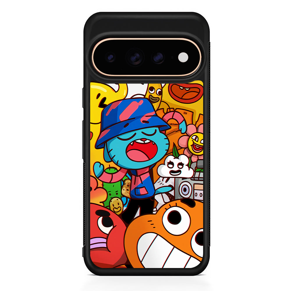Gumball and Friends Doodle Google Pixel 11 Pro Case - Stylish Protective Phone Case